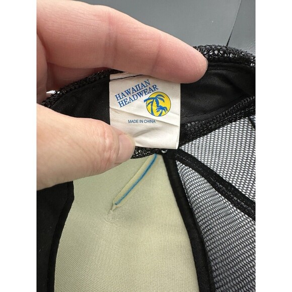 Hawaii Neon Blue 808 State Hat Snapback Hawaiian Headwear Mesh - Picture 7 of 12